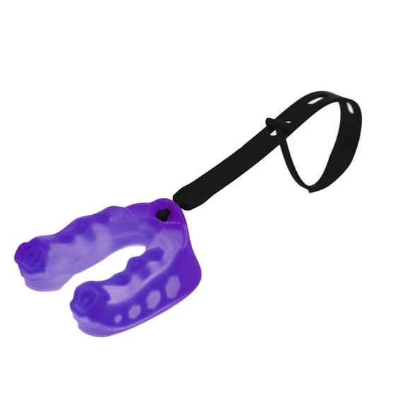 Mouth Guard - Teeth Guard - EVA Protect Teeth Safety Adult Mouth Protector - Football Mouthguard Sports with Strap for Boxing, MMA, Hockey, Karate, Basketball