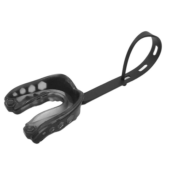 Mouth Guard - Teeth Guard - EVA Protect Teeth Safety Adult Mouth Protector - Football Mouthguard Sports with Strap for Boxing, MMA, Hockey, Karate, Basketball