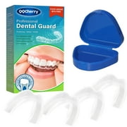 Mouth Guard for Clenching Teeth at Night, Professional Night Guards for Teeth Grinding with Hygiene Case(4Piece Set/2Sizes)