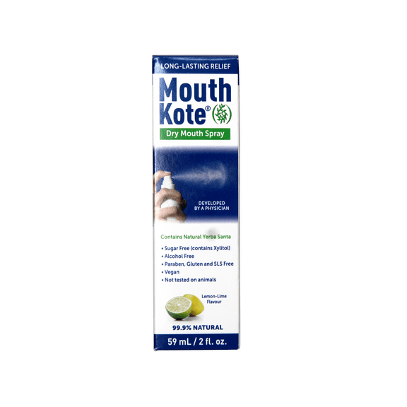 Mouth Kote Dry Mouth Spray, Sugar Free, Long-Lasting Relief, Lemon-Lime, 2 FL OZ