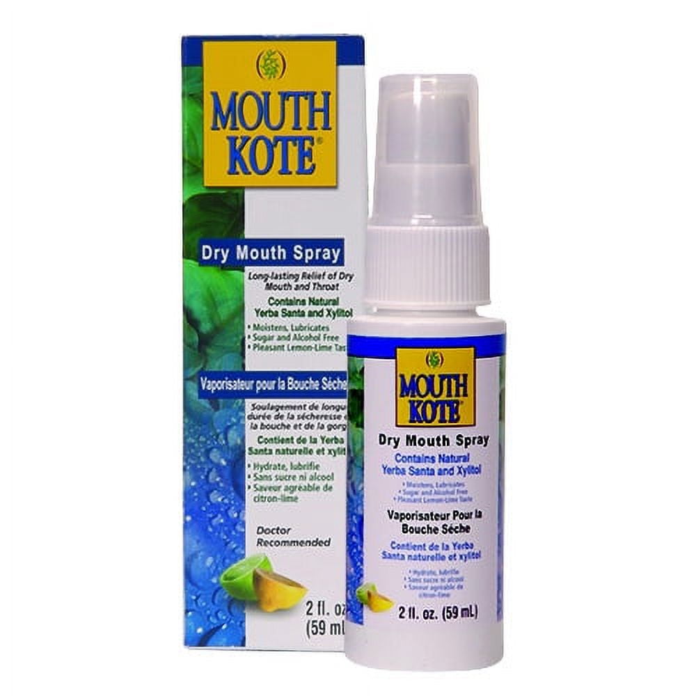 Mouth Kote Oral Moisturizer Spray For Dry Mouth And Throat 2 Oz, 3