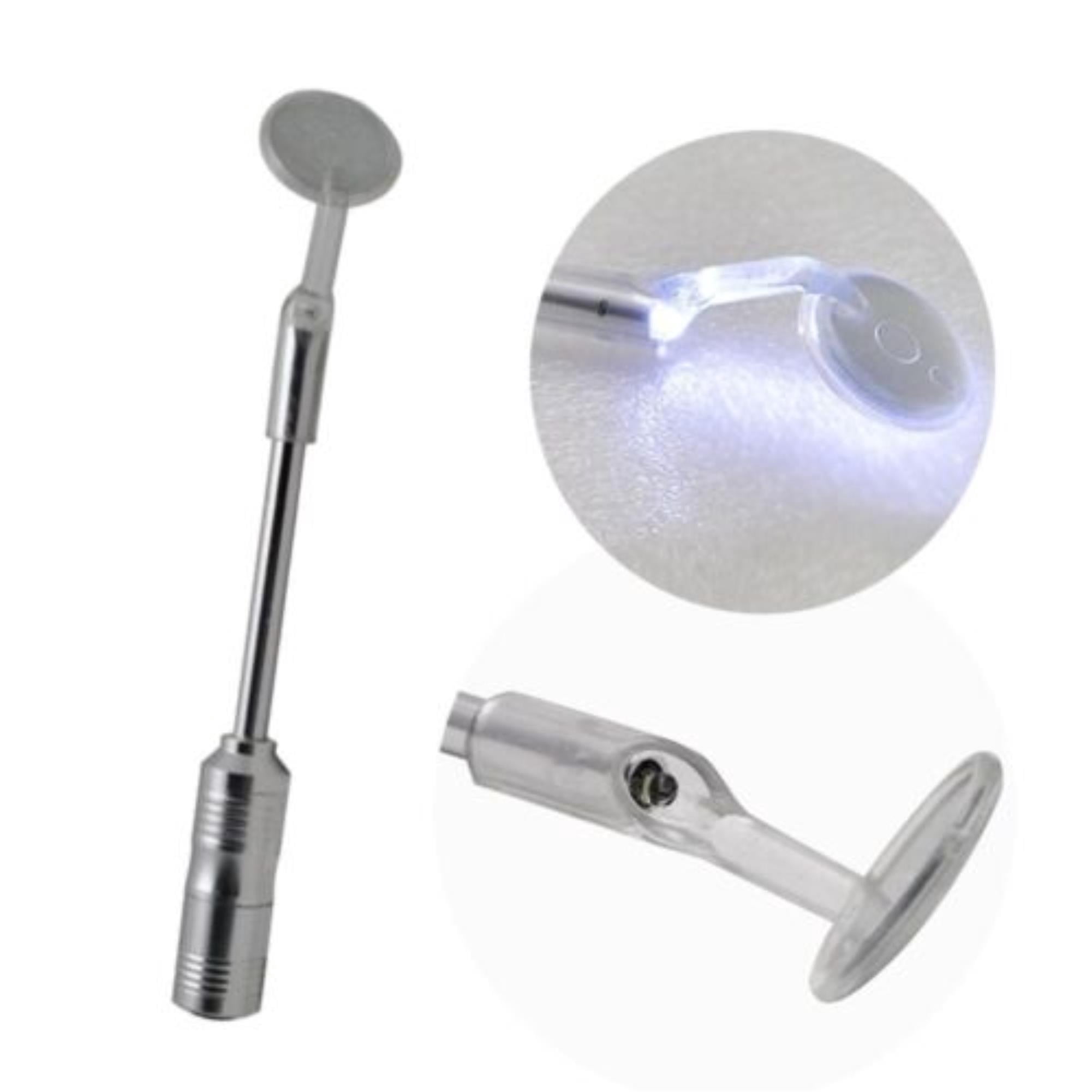 Mouth Mirror Dental Bright with Light - Durable Handle for Precise Odontoscopic Examinations, Ideal for Home Dental Care and Professionals