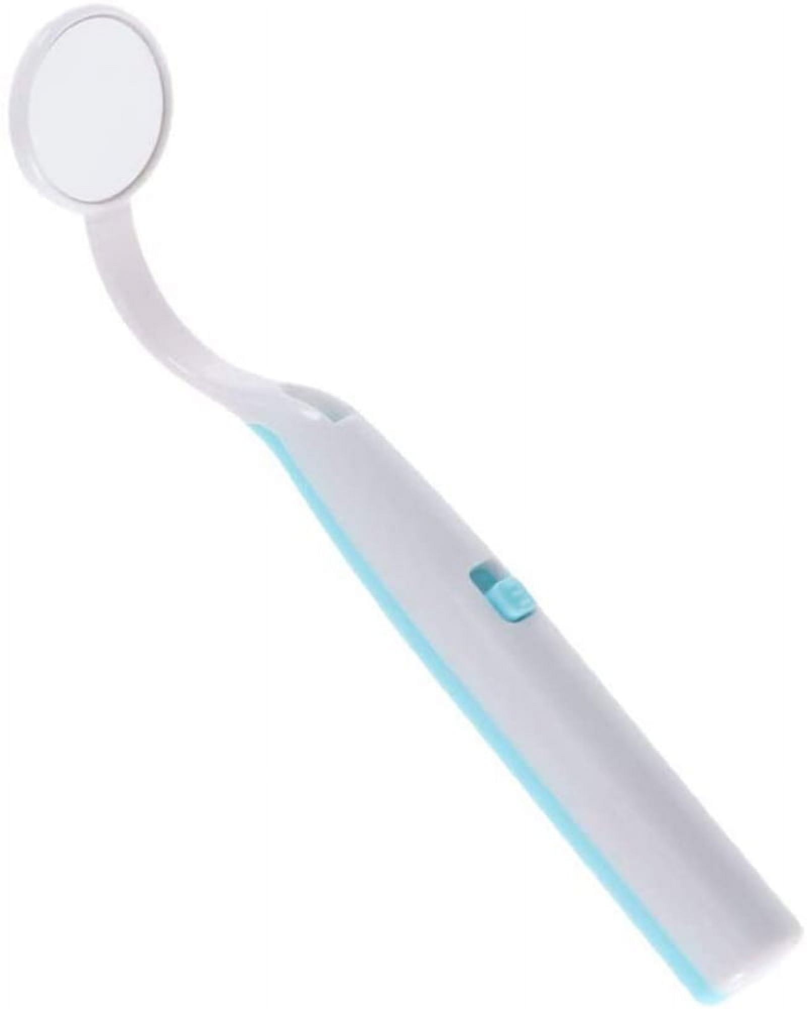 Mouth Mirror with LED Light Anti-Fog Plastic Dental Care Tool
