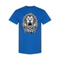 thumbnail image 1 of Mouth Open Lion T-Shirt Men -Image by Shutterstock, Male Medium, 1 of 2
