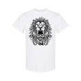 thumbnail image 1 of Mouth Open Lion T-Shirt Men -Image by Shutterstock, Male x-Large, 1 of 2