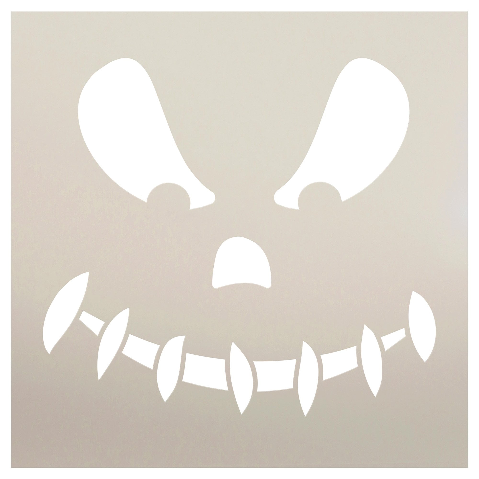 Mouth Sewn Shut Scary Pumpkin Face Silhouette Stencil by StudioR12 - Select Size - USA Made - Craft DIY Fall Home Decor, STCL6565, 12 mouth-sewn-shut-scary-pumpkin-face-silhouette-stencil-by-studior12-select-size-usa-made-craft-diy-fall-home-decor-stcl6565-12-x-12-walmart-com