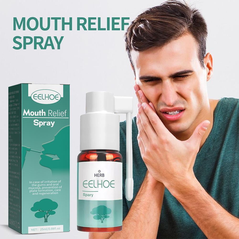 Mouth Soothing Spray Relieve Aphthous Burning Blistering Gum Pain Mouth