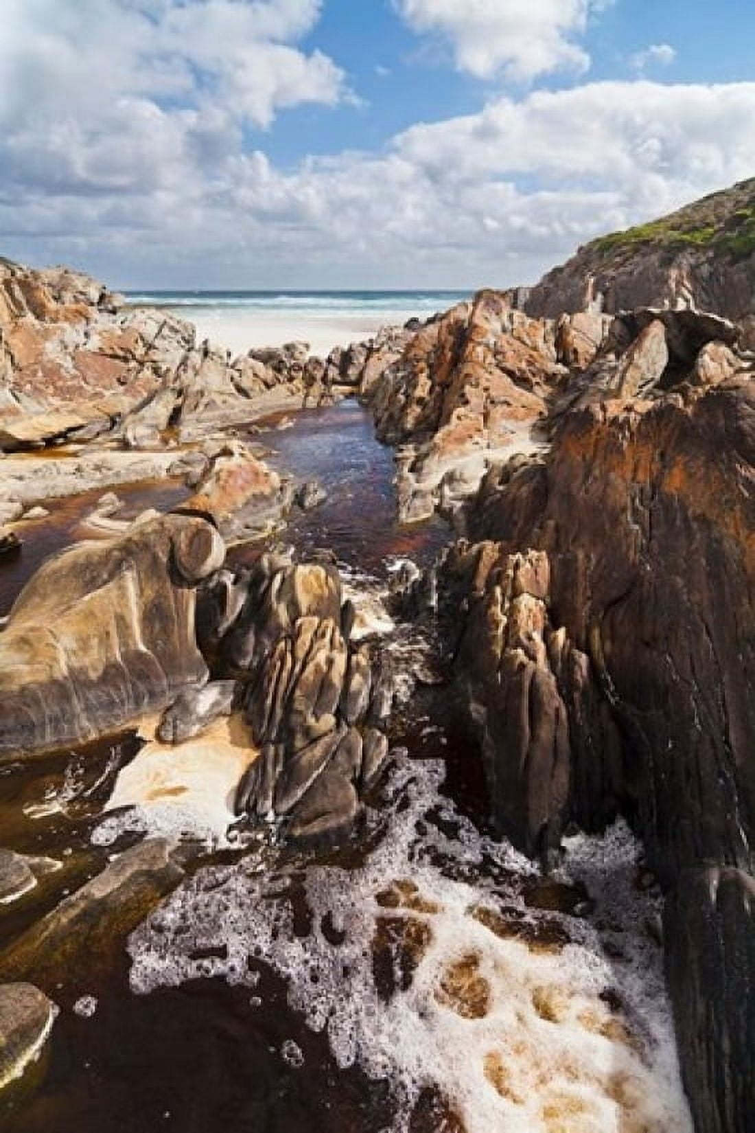 Mouth of Rocky River Flinders Chase National Park Kangaroo Island Australia Canvas Art - Martin Zwick DanitaDelimont (24 x 36)