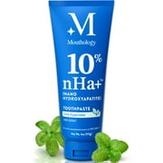 Mouthology 10% Nano Hydroxyapatite Toothpaste Fluoride Free, Whitening, Enamel Care, Sensitive Teeth, SLS Free, Mint 4oz