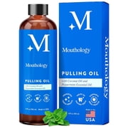 Mouthology Coconut Oil Pulling Mouthwash, Mint Flavor, Fresh Breath Support, 8 oz