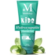 Mouthology Hydroxyapatite Kids Toothpaste Fluoride Free with Xylitol, Toothpaste for Kids, All Ages 1-3, 3-6 & 6-12 Subtle Mint, 4oz