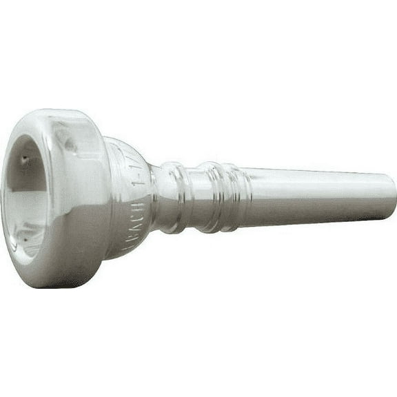 Mouthpiece, Cornet, Bach Silver Plate, 1-1/4 C Cup
