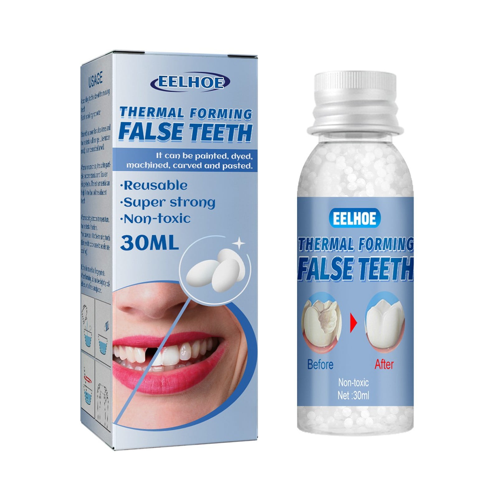 Mouthwash with 3 Oral Suction Device Teeth ning Pen Instant Results