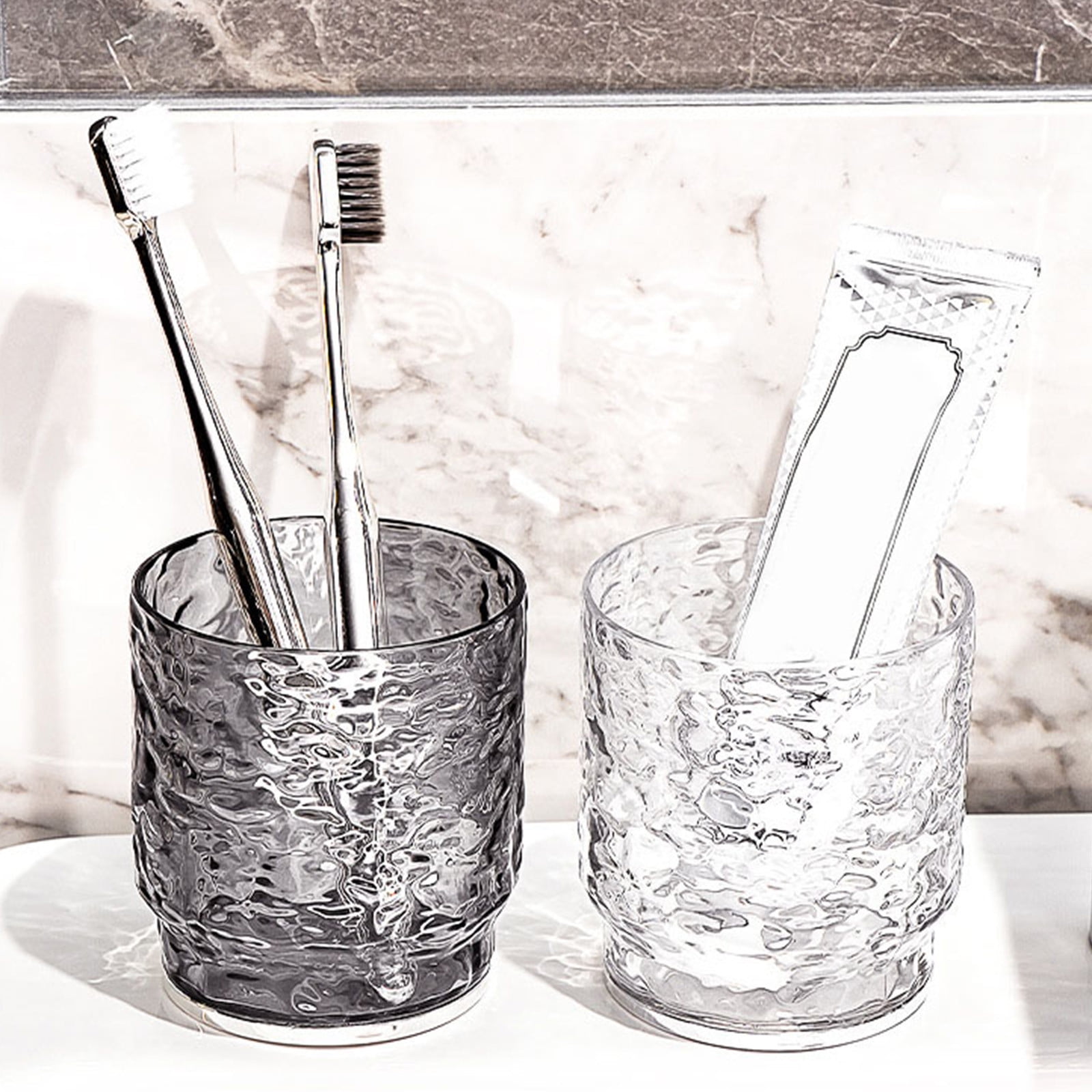 Mouthwash Cup, Toothbrush Holder, Travel Mug, Bpa-free Plastic ...