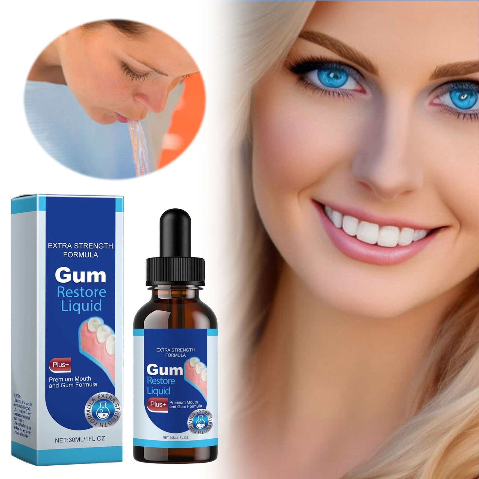 Mouthwash Helps Gums And Oral Health With Continuous Use 30ml Italian