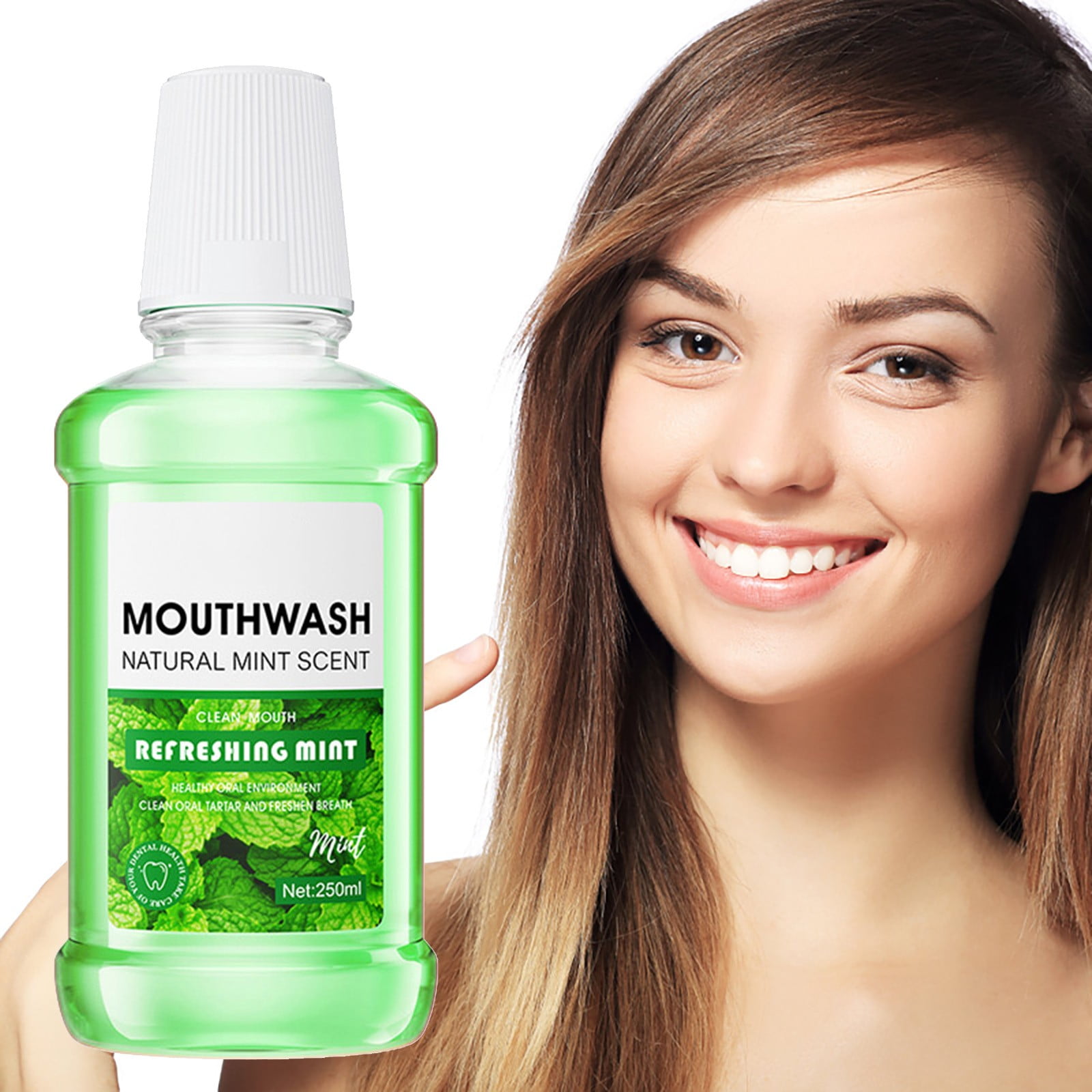 Mouthwash Honey Mint Lemon Oral Care Gums Mouthwash Clean Mint Dentist