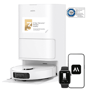 MOVA E40 Ultra Robot Vacuum and Mop,19,000Pa Suction,Anti-Tangle Side Brush,All-in-One Station,Hot Air Drying