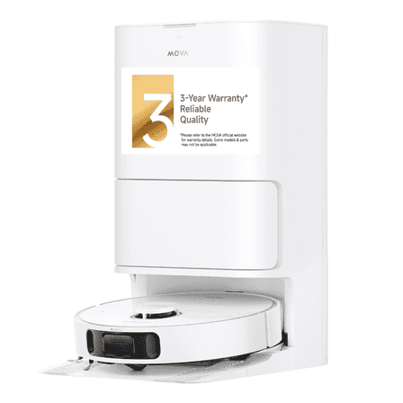 MOVA P10 Ultra Robot Vacuum and Mop, 8300 Pa Suction, Extenable Mop, 60℃ Hot Water Auto Wash&Dry, Auto Carpet Lift