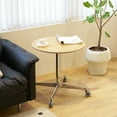 thumbnail image 1 of Movable Adjustable Bar Table 360 Swivel Counter Bar Height Aluminum Alloy Star Base Mobile Coffee Table For Stand Desk Bistro Table Dining Room Home Kitchen Table, 1 of 9