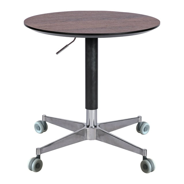Movable Adjustable Coffee Table 360 Swivel Counter Bar Height Aluminum Star Base Movable for End Table Dining Room Home Kitchen Table