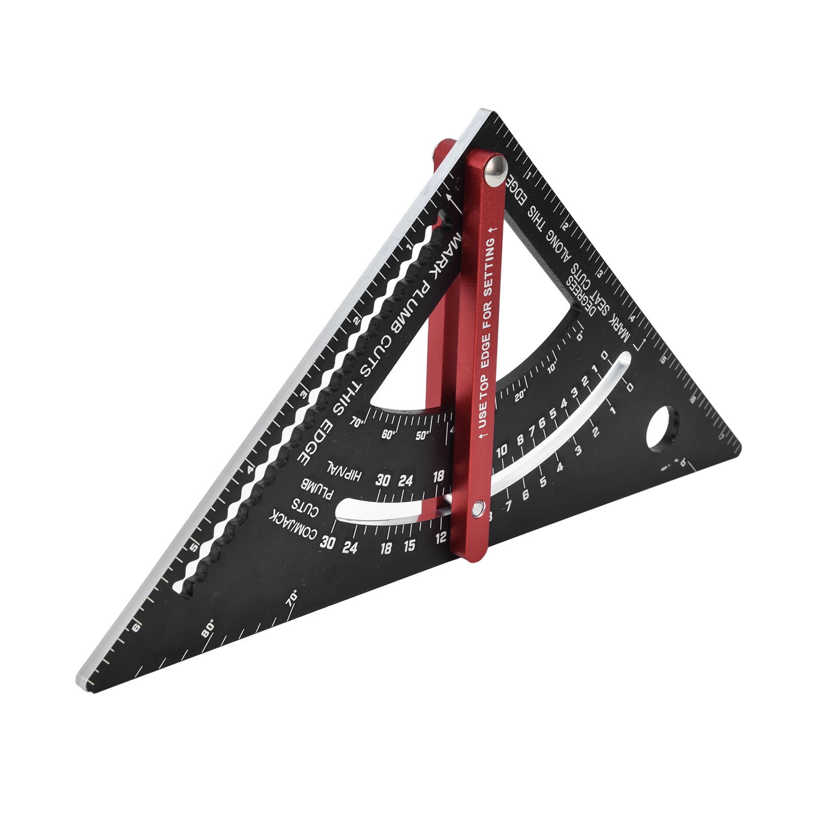 Movable Aluminum Alloy Adjustable Triangle Ruler Woodworking Layout
