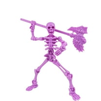 Movable Articulated Skeleton With Flexible Joints And Multiple Weapon Sets, Ideal For Children Collectors Desktop Decoration And Stress Relief, Creative Assembly Puzzle Toy For