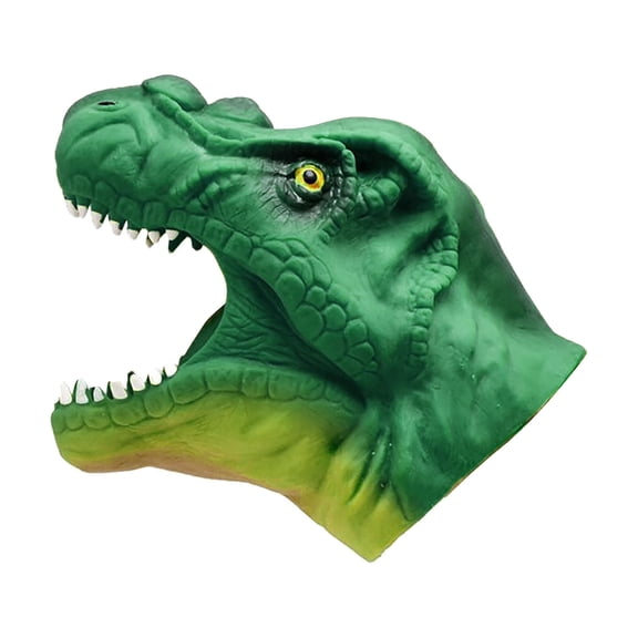 Interactive Dinosaur Hand Puppet Educational Toy for Kids Props with Movable Mouth