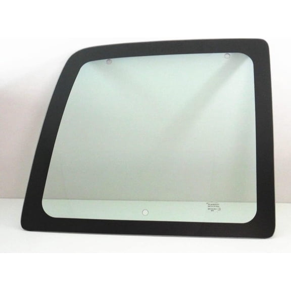 Movable Driver/Left Side Back Window Glass Clear Color Replacement For Chevrolet Express / GMC Savana 1996-2002