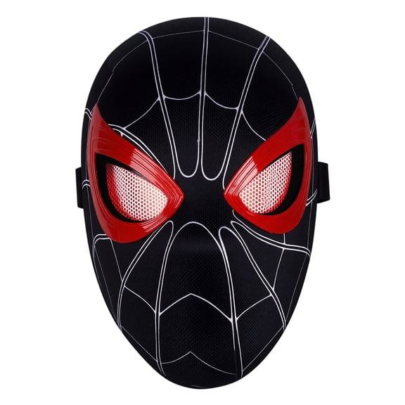 Movable Eye Hero Headgear, USB Rechargeable Superhero Mask with Adjustable Eye Motion for Detailed Cosplay (Graphic Carton)