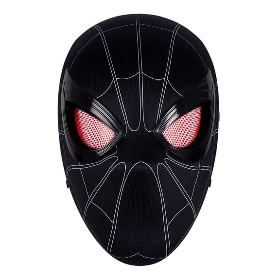 Movable Eye Hero Headgear, USB Rechargeable Superhero Mask with Adjustable Eye Motion for Detailed Cosplay (Graphic Carton)