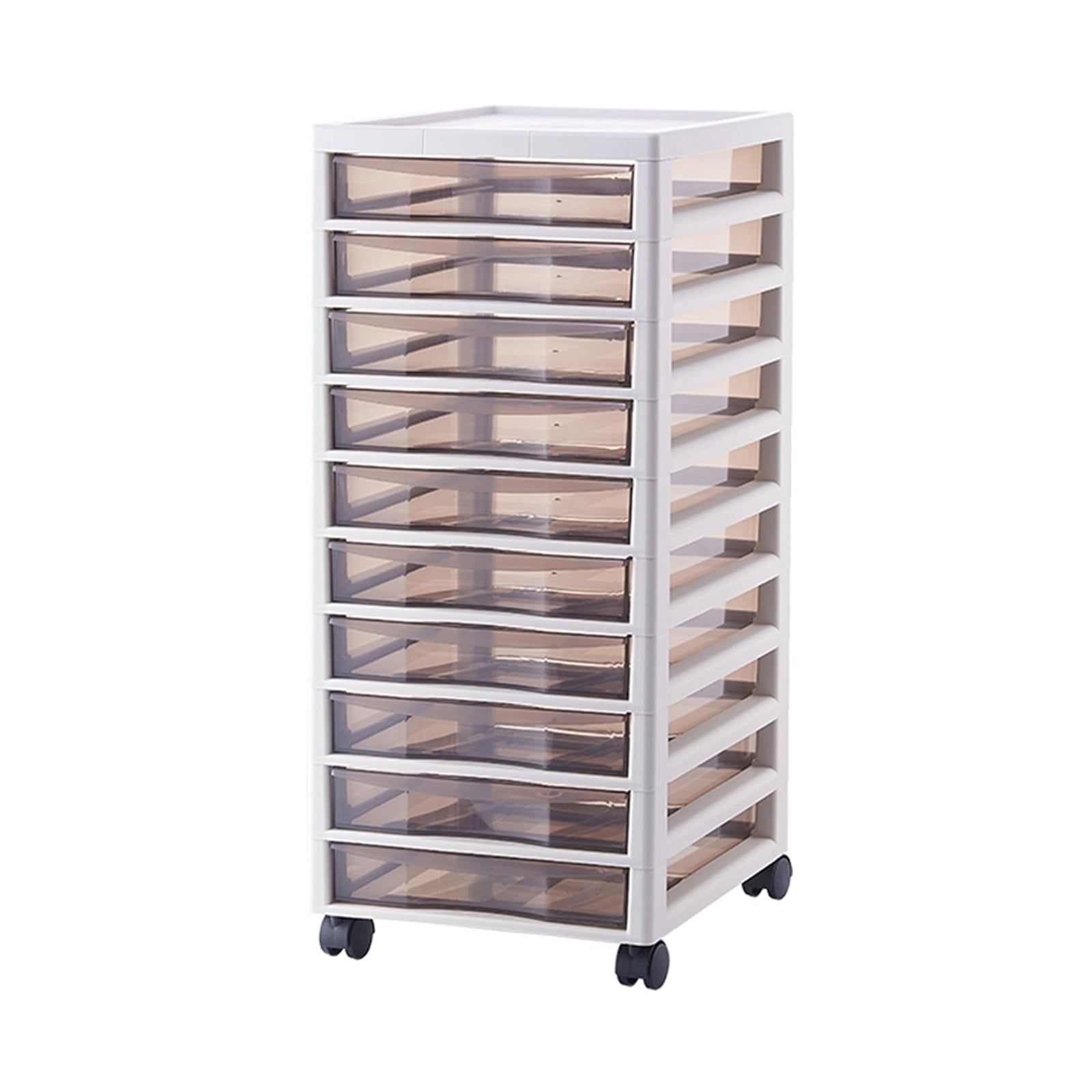 Movable File Storage Movable File Trolley with Drawers - Multi-Layer Storage Cart for Office ...