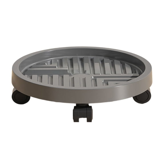 Movable Flower Pot Tray with Wheels, Thickened Plastic Saucer Base for Easy of Indoor and Outdoor Potted Plants, Rolling Plant Caddy for Effortless Rearrangement and Home Decor