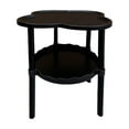 thumbnail image 1 of Movable Four Leaf Clover Shape Storage Side Table, Wheeled Sofa End Table Living Room Snack Table with Cloud Shelf, Flexible Storage Solution for Compact Spaces and Modern Home Living, 1 of 6