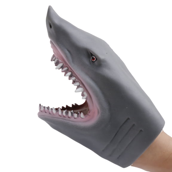 Movable Jaw Vinyls Fish Hand Puppet Soft Stuffed Toy For Interactive Storytelling Birthday Christmas Gift Preschool Play