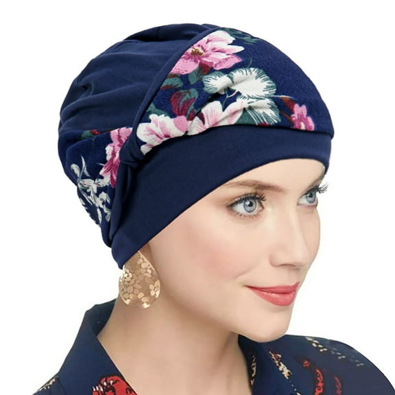 Movable Knot Beanies with Relaxed Stretch Elastic, Chemo Hats for Women