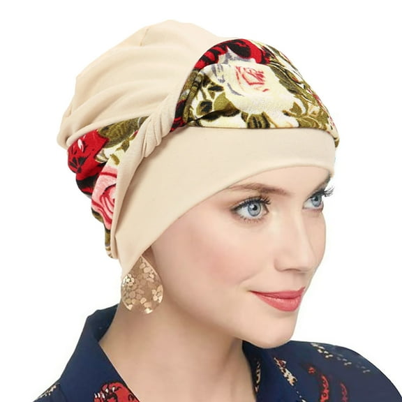 Movable Knot Beanies with Relaxed Stretch Elastic, Chemo Hats for Women