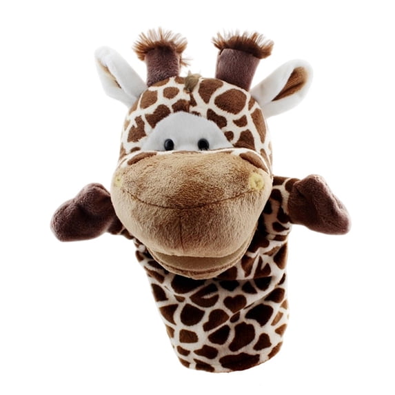 Movable Mouth Animal Hand Puppet, Soft Cartoon Plush Toy for Storytelling and Roleplay, Interactive Puppet for Family Games, Creative Performance Prop
