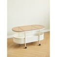 thumbnail image 1 of Movable Oval Table with Storage / Indoor Patio (Enclosed) / Stable Base, 1 of 6