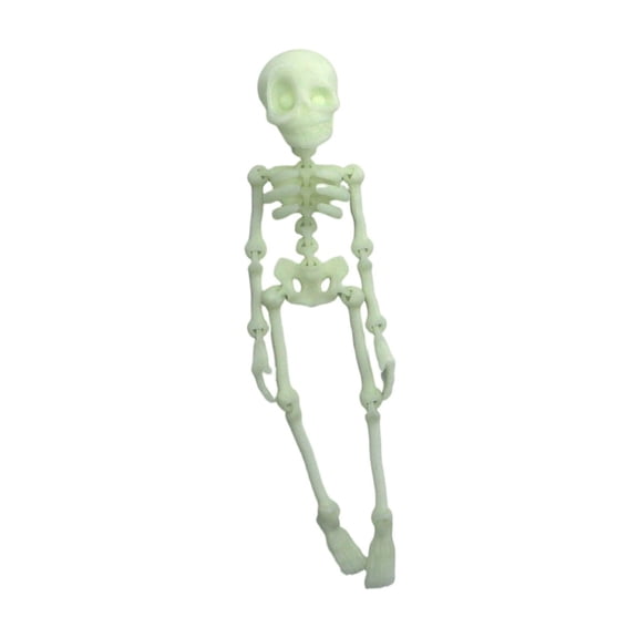 Movable Skeleton Fridge Magnet 3D Printed Articulated Gothic Bone Model for Kitchen Decoration Magnetic Halloween Note Holder Unique Office Accessory