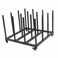 thumbnail image 1 of Movable Vinyl Storage Cart Steel Tube Multipurpose Stable Roll Holder Rack, 1 of 5