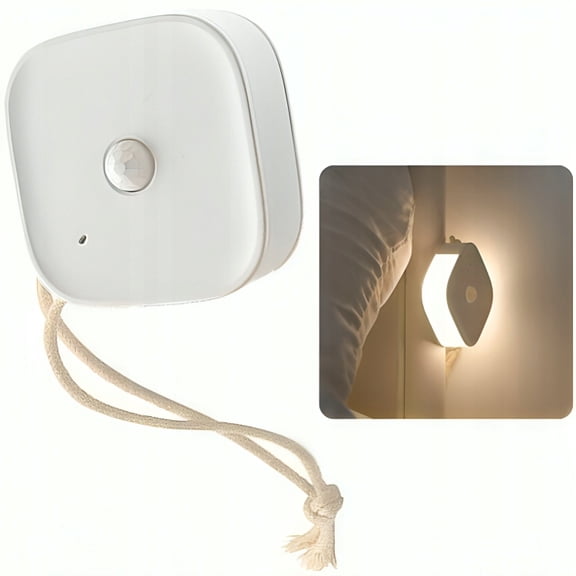 Movable human body induction portable night light rechargeable kitchen wardrobe cabinet aisle stairs wireless night light