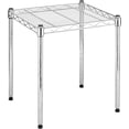 thumbnail image 1 of Xcity Storage Shelves, 1 Tier Heavy Duty Metal Shelving Unit, 350 LBS Capacity Adjustable Steel Wire Shelf Organizer for Pantry, Kitchen, Garage, 14" D x 14" W x 15" H, Chrome, 1 of 7
