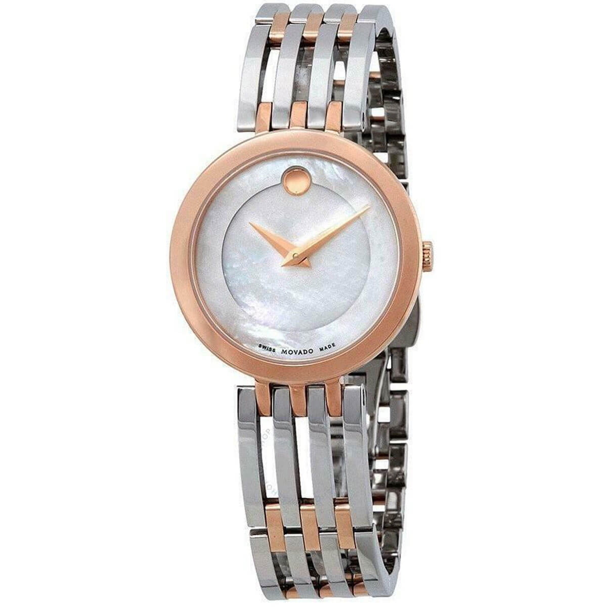 Movado Bold Iconic Women's Swiss Gold-Tone Bracelet Watch 36mm - Two |  Hawthorn Mall