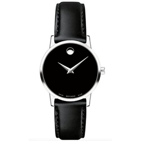 Movado 0607317 Women's Museum Classic Silver Tone Case Strap Watch