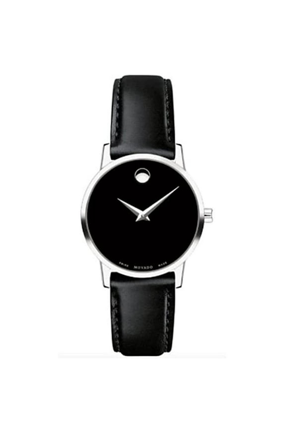 0607317 Women's Museum Classic Silver Tone Case Strap Watch