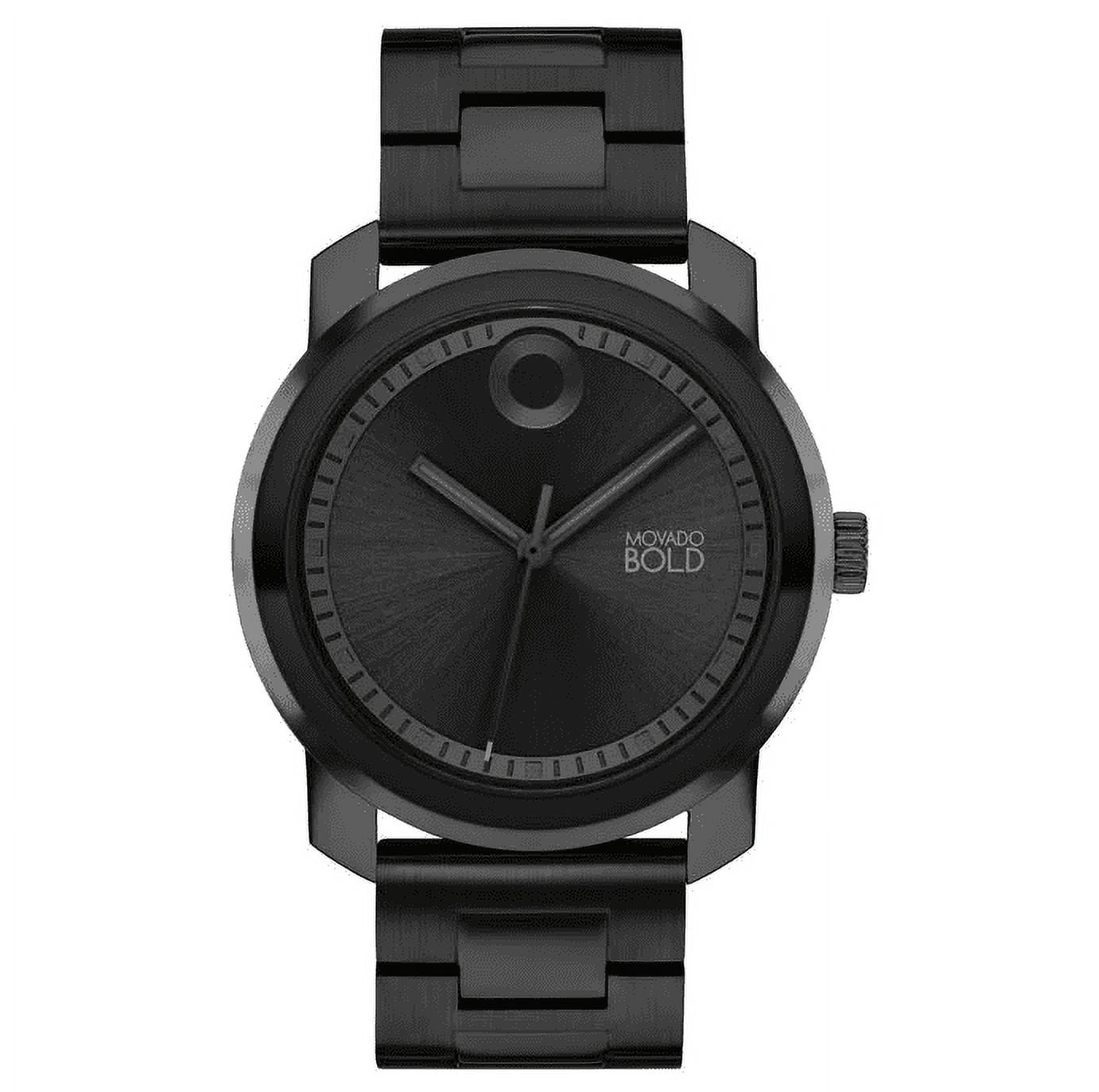 Movado 3601034 Trend Propel Black Dial Black Stainless Steel Bracelet Mens Watch