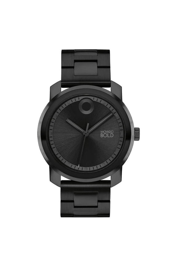 3601034 Trend Propel Black Dial Black Stainless Steel Bracelet Mens Watch