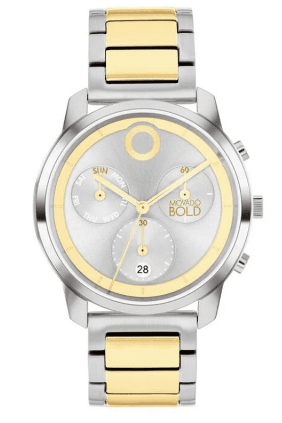 Bold 3601022 Trend Element Silver Chronograph Dial Two Tone Stainless Steel Men's Watch