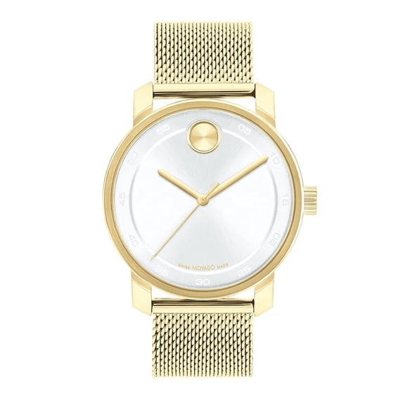 Movado Bold Access Series Men's Gold Tone Stainless Steel Quartz Watch ...