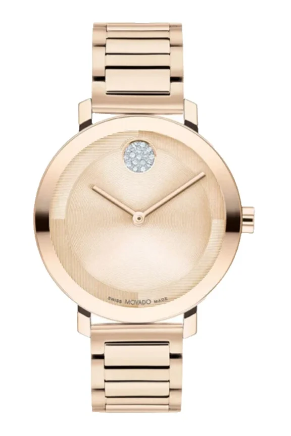 Bold 3601107 Rose Gold Dial & Stainless Steel Bracelet 34MM Womens Watch